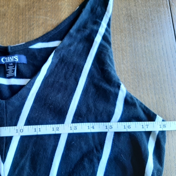 Chaps black and white striped maxi dress - Picture 11 of 15